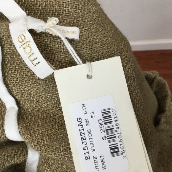 NWT Maje Potato Sack Linen Skirt s - Picture 9 of 11